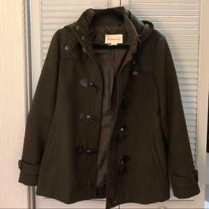 BCBG dark olive jacket